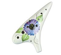Professional 12-hole Alto C-tone Ceramic Ocarina Performance Type Hand-painted Student Adult Ocarina Musical Instrument ocarina instrument (5)