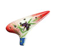 Professional 12-hole Alto C-tone Ceramic Ocarina Performance Type Hand-painted Student Adult Ocarina Musical Instrument ocarina instrument (1)