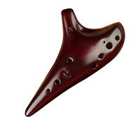Professional 12-hole Alto G-tone Ceramic Ceramic Beginner Smoked Ocarina Musical Instrument Sound Good ocarina instrument