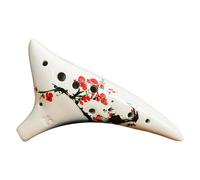 Professional 12 Hole Ceramic Ocarina Soft Voice Ocrina Musical Instrument for Music Lessons and Outdoor Performances Ceramic Ocarina