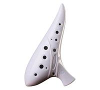 Professional 12 Hole Ceramic Ocarina Wide Octave Ranges Easy to Learn Wind Instrument for School Bands and Performers Ceramic Ocarina Music Instrument
