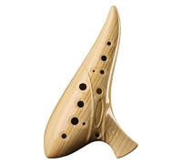Professional 12 Hole Ceramic Ocarina Wide Octave Ranges Easy to Learn Wind Instrument for School Bands and Performers Ceramic Ocarina for Beginners