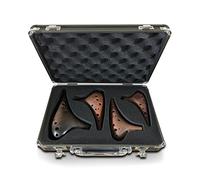 Professional 12-hole Red Clay Smoked Ceramic Ocarina 4 Sets Playing Type Ocarina Musical Instrument ocarina instrument