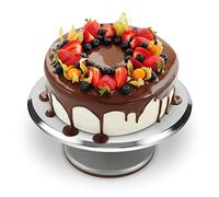 Professional 12-inch Aluminum Cake Decorating Turntable, Rotating Display Stand for Birthday, Wedding, Christmas Cakes