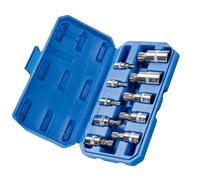Professional 12 Point Triple Square Spline Bit Socket Set Tamper Proof with Case Car Socket Adapter Set