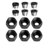 Professional 12pcs High Precise M17 Collet Set for Woodworking Carving and Edges Finishing Tool with Enhances Durability