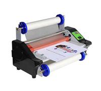Professional 13.78 Inch Laminator Machine, Hot Cold Roll Laminator with Digital Display, Infinite Speed Regulation for Documents, Cards, Photos