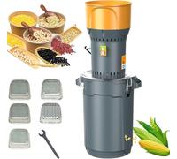 Professional 1300W Electric Grain Grinder - 25L/50L Capacity Farm Mill with 5 Filter Modes，Electric Grain Grinder