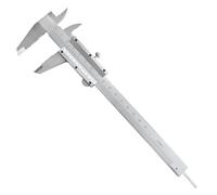 Professional 150mm Vernier Caliper, Stainless Steel Measuring Tool with Metric Ruler, High Precision Micrometer Gauge