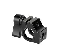 Professional 15mm Rod Clamp Aluminum Alloy Single Tube Mount Adapter Base For Camera Support Microphones