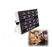 Professional 16-Channel Commercial Kitchen Timer With LED Display, Adjustable Placement Angle And Multiple Unit Conversion,Memory Function And Adjustment Sound, For Restaurant