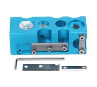 Professional 16 In 1 Cue Tip Shaper Metal Billiard Maintenance Tool For Snooker Pool Tip Shaping Blue Finish(blue)