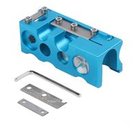 Professional 16 In 1 Cue Tip Shaper Metal Billiard Maintenance Tool For Snooker Pool Tip Shaping Blue Finish(red)