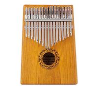 Professional 17 Keys Thumb Piano Kalimba, Natural Mahogany Solid Wood Mbira Finger Piano Musical Instrument, Cute Music Gift for Kids Adult Beginners (Color : Acaciawood)