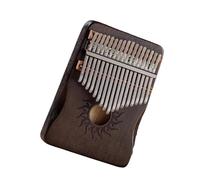 Professional 17 Or 21 Key Maple Kalimba Portable Keyboard Instrument(Black 17 key)
