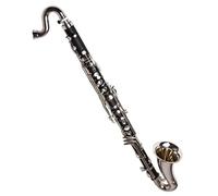 Professional 18 Keys Low E Bass Clarinet Bakelite Body Silver Plated Keys Clarinet With Case And Accessories Clarinet Kit