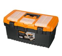 (Professional, 19" Tool Box) Large Plastic Toolboxes Chest Lockable Lid Inserts