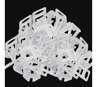 Professional 1mm Tile Levelling System - 500-Piece Upgraded Durable Spacers & Clips for Ceramic & Stone Installation