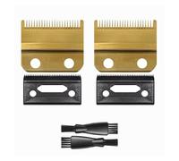 Professional 2-Hole Stagger Tooth Replacement Blades Set #2161 | Compatible with Wahl，5 Star Series Cordless Clipper(Gold 2Pack)
