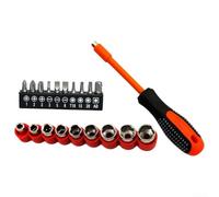Professional 20 Piece Toolkit with For Torx and Cross Bits, Essential for Precise Work on Electronic Devices