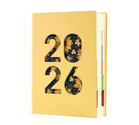 Professional 2026 Academic Planner Full Year Daily Planner with 400 Pages Dated for Men Women Students Daily Planning Leatherette Calendar