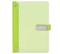 Professional 2026 Daily Planner Dated Leather Academic Planner Closure Elastic Pen Slots for Daily Planning