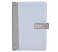 Professional 2026 Daily Planner Dated Leather Academic Planner Closure Elastic Pen Slots for Daily Planning