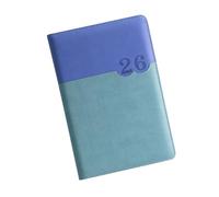 Professional 2026 Day Planner Notebook 360 Pages Dated Softcover Leather Academic with Colored Monthly Multifunctional Office