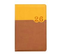 Professional 2026 Day Planner Notebook 360 Pages Dated Softcover Leather Academic with Colored Monthly Multifunctional Office