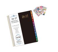 Professional 2026 Weekly Planner Notebook 144 Pages Dated Twin Wire Binding Academic Planner From Jan to Dec Paper for Scheduling