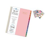 Professional 2026 Weekly Planner Notebook 144 Pages Dated Twin Wire Binding Academic Planner From Jan to Dec Paper for Scheduling