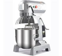 Professional 20L Planetary Mixer, 3-Speed Heavy Duty Food Mixer for Bakery and Catering, Stainless Steel Bowl, Dough Hook, Beater & Whisk, 1100W