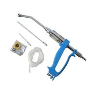 Professional 20ml Veterinary Continuous Drench Gun, Durable All-Metal Syringe with Anti-Bite Design - Ideal for Oral Drenching of Pigs, Cows, Sheep & Horses