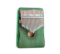 Professional 21 Or 17 Key Kalimba Portable Made Of Maple Wood For Playing And Practicing Kalimba Musical Instruments(Green 17 key)