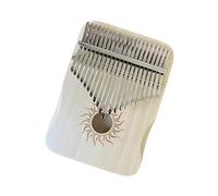 Professional 21 Or 17 Key Kalimba Portable Made Of Maple Wood For Playing And Practicing(White 21 key)
