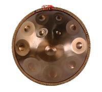 Professional 22 Inches Handpan in D Minor 432HZ/440HZ | Golden Steel Handpan Drums | Harmonic Percussion Instrument | Includes Hand Pan Bag