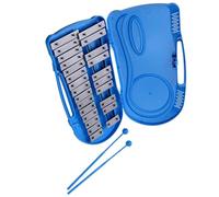 Professional 25 Note Glockenspiel Xylophone Percussion Instrument With Blue Plastic Case For Beginners Professional Glockenspiel Set