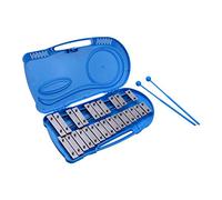 Professional 25 Notes Glockenspiel Xylophone Percussion Instrument Early Educational Teaching with Plastic Case 2 Mallets for Baby Kids Children