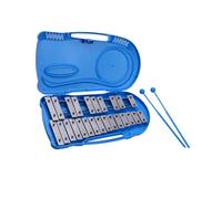 Professional 25 Notes Glockenspiel Xylophone With Case 2 Mallets Metal And Plastic