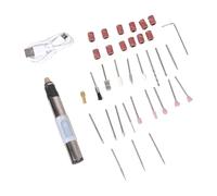 Professional 25W Rechargeable 3 Speed Adjustable Engraving Tool Design with 36 Templates Suitable for Craft Ergonomic Electric Engraver