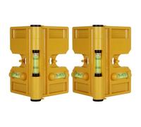 Professional 270 Degree Adjustable Folding Leveler Tool for Pipe and Post Measurement with Three Bubble Vials Elastic Straps Measurement