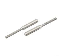 Professional 2PCS Brazed Emery Router Bits for Edge Grinding, Suitable for Various Stone Cutting Machines