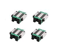 Professional 2PCS HGR20 HGR15 Square Linear Guide Rail+4PCS Slide Bearing Block HGH15CA HGW15CA HGH20CA HGW20CA