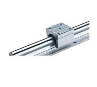 Professional 2pcs SBR10 500mm Linear Rail Support with 4pcs SBR10UU Guide Auminum Bearing Sliding Block for CNC Parts