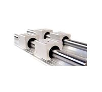 Professional 2pcs SBR16 SBR20/25/30 Linear Rail Guide 1200-1500mm+4pcs SBR16/20/25/30UU Dustproof Slider Bearing(Sbr20luu Dustproof,1200mm)