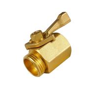 Professional 3/4 Inch Stally Brass Garden Hose Valves Accessory with Standard Water Systems Daily Leisure Use Ergonomic Water Turn Off the Valves
