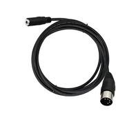 Professional 3.5mm Female to DIN 5 Pin Male Cable Sound Adapter Headphone Sound Card Equipment Accessories Portable Stereo