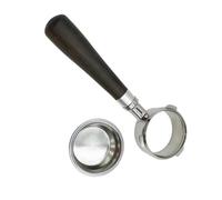 Professional 3 Ear 58mm Bottomless Portafilter Espresso Machine Parts Replacement Accessories Professional Coffee Gear with Wood Handle