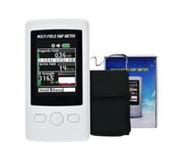 Professional 3-in-1 EMF Meter Detector for Electromagnetic, Electric & Fields Color LCD with Safety Alarm