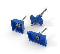 Professional 3-Piece Wall Socket Cutter Set | SDS Plus Square & Circular Cutters for Quick, Clean, and Accurate Electrical Box Installations (PACK OF 3)